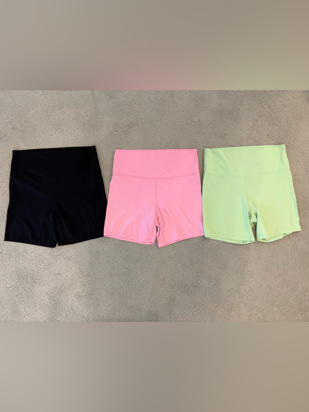 All in Motion High-Waist Active Biking Shorts Women’s Large Target Workout pink